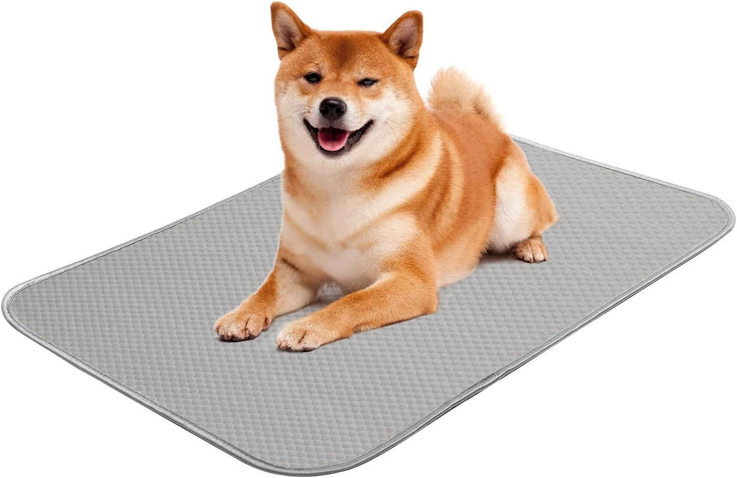 Summer Dog Cooling Mat Washable Ice Silk Self Cool Pad for Small Medium Large Dogs and Cats, Pet Sleeping Pad for Crate, Bed, Indoor & Outdoor Floor, Car Seats