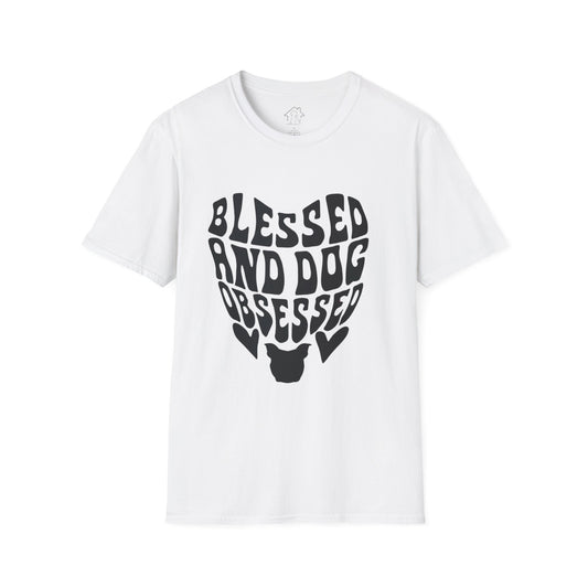 Blessed and Dog Obsessed Unisex T-Shirt - Perfect for Dog Lovers!