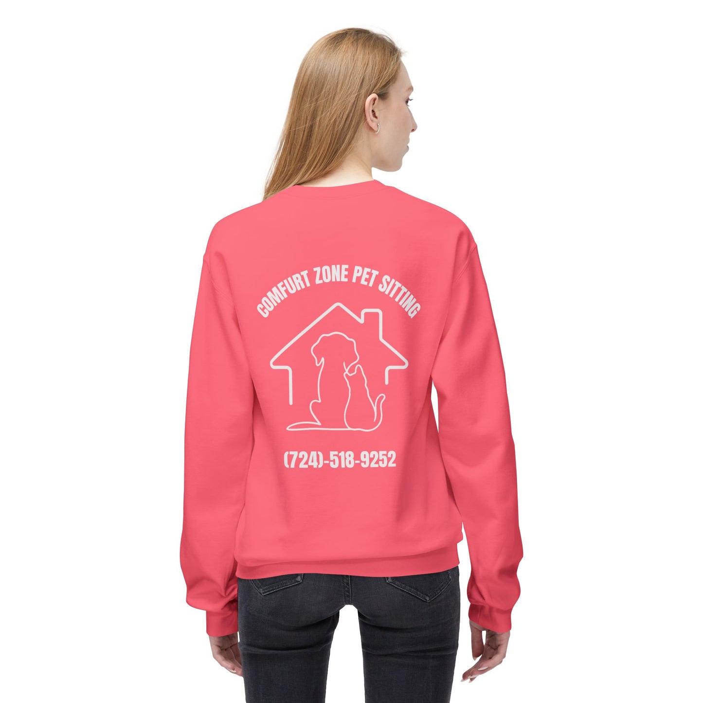 Blessed and Dog Obsessed Crewneck Sweatshirt for Dog Lovers