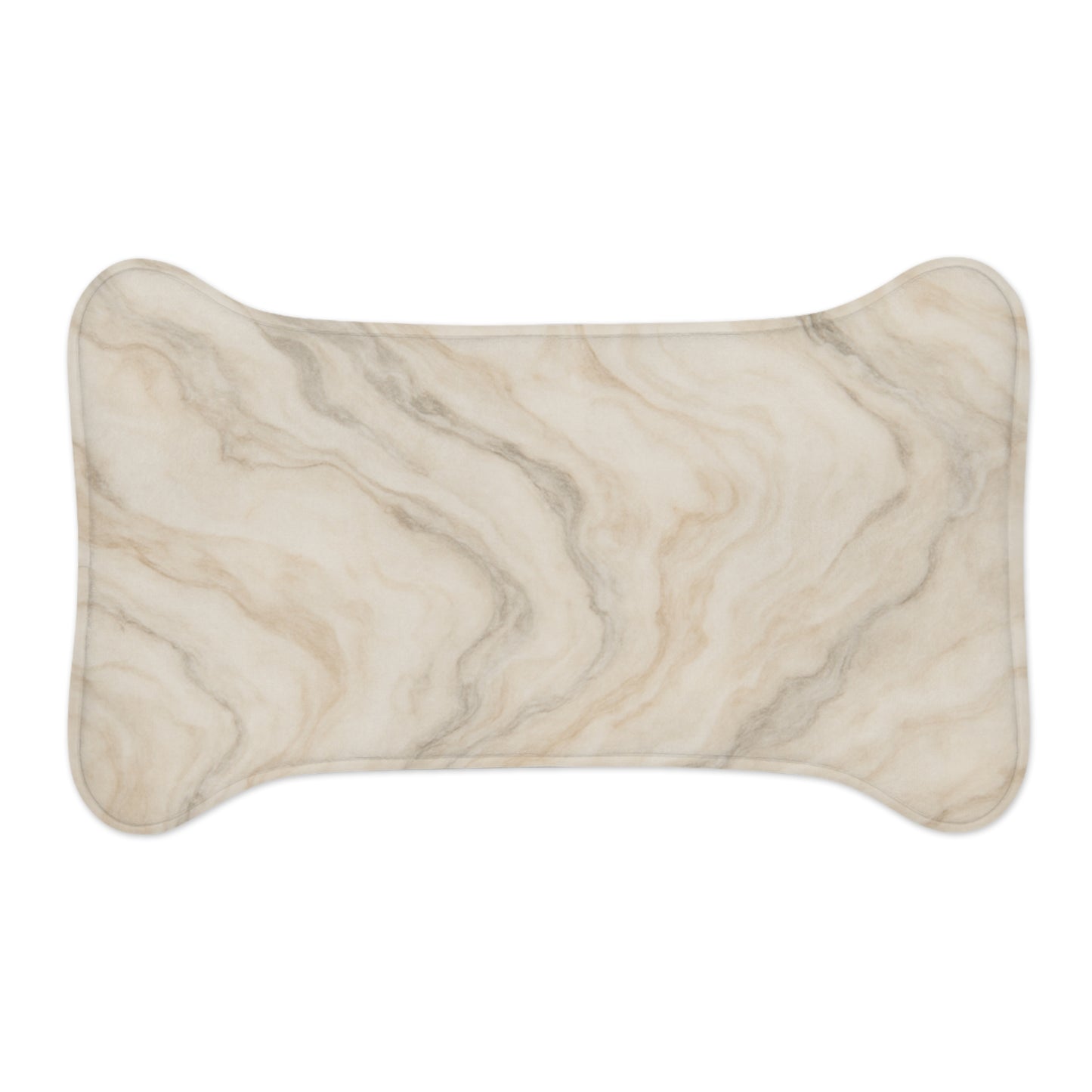 Elegant Marble Pet Feeding Mat - Stylish Dog Bowl Mat for Home Décor