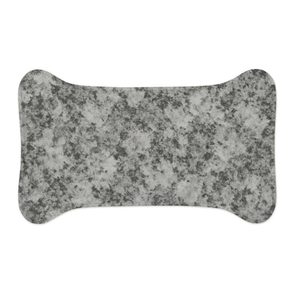 Stylish Pet Feeding Mat - Modern Gray Design for Dogs and Cats
