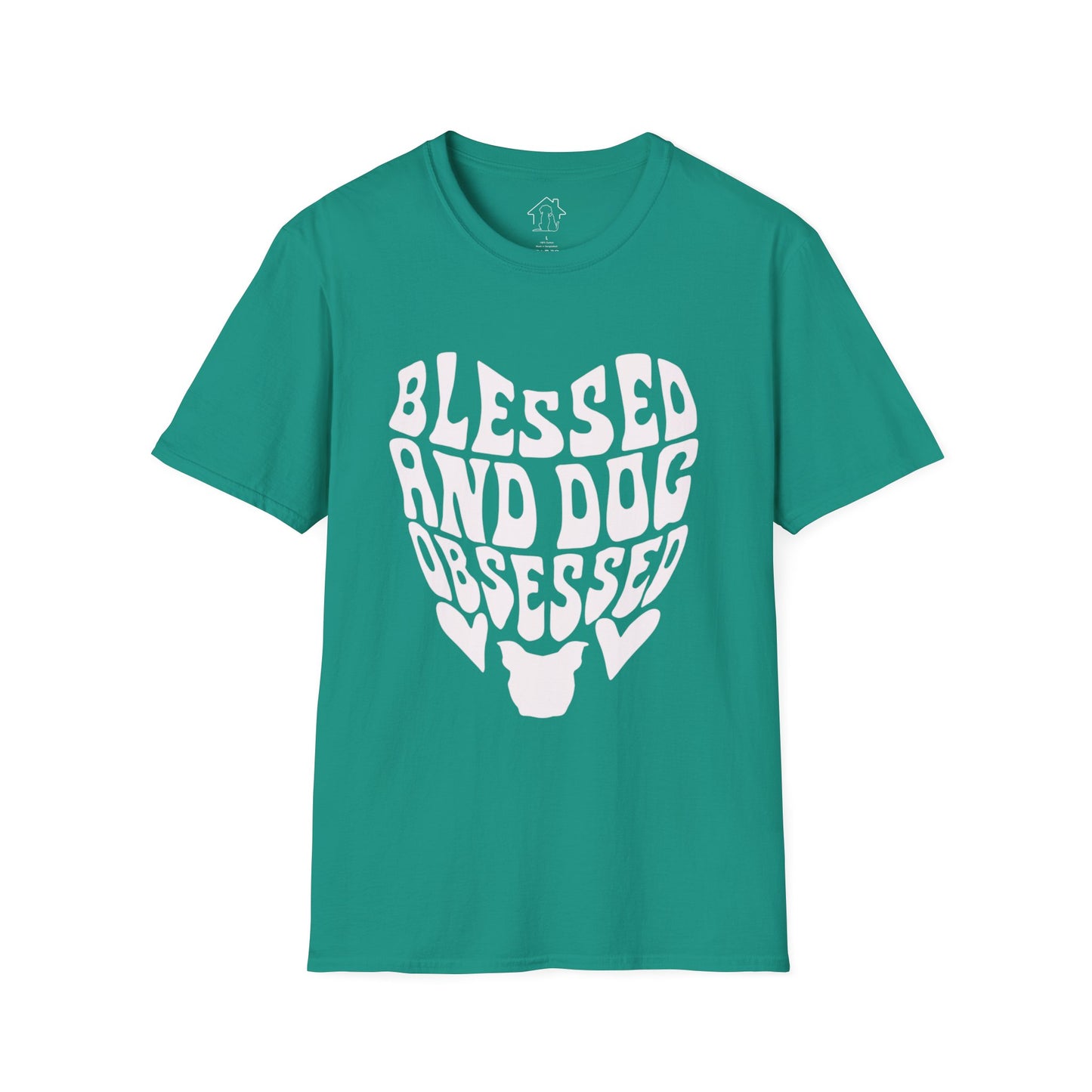 Blessed and Dog Obsessed Unisex Softstyle T-Shirt - Perfect Gift for Dog Lovers