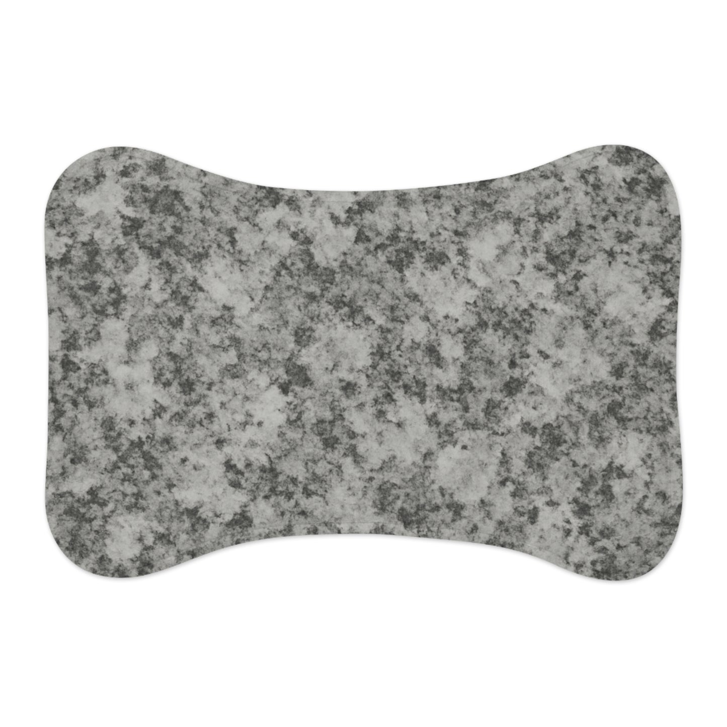 Stylish Pet Feeding Mat - Modern Gray Design for Dogs and Cats