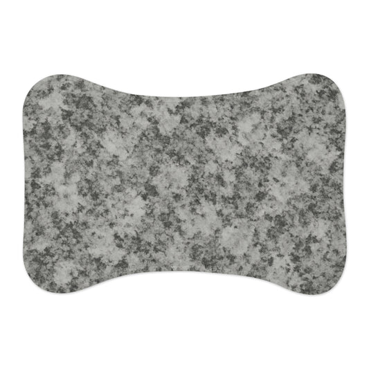 Stylish Pet Feeding Mat - Modern Gray Design for Dogs and Cats