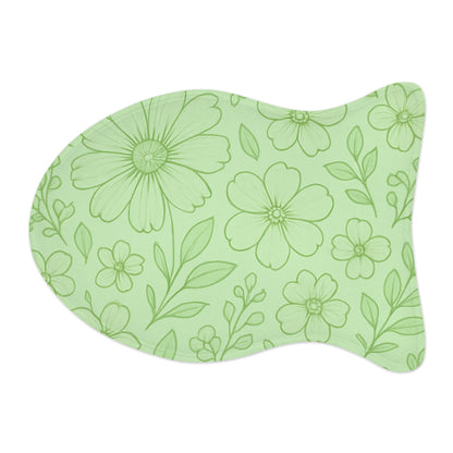 Floral Pet Feeding Mats - Cute & Functional Dog and Cat Mat for Food and Water Bowls