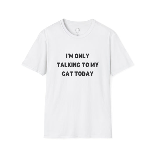 Cat Lover's Unisex T-Shirt, Casual Pet Owner Tee, Fun Birthday Gift for Animal Lovers, Cute Cat Humor Apparel