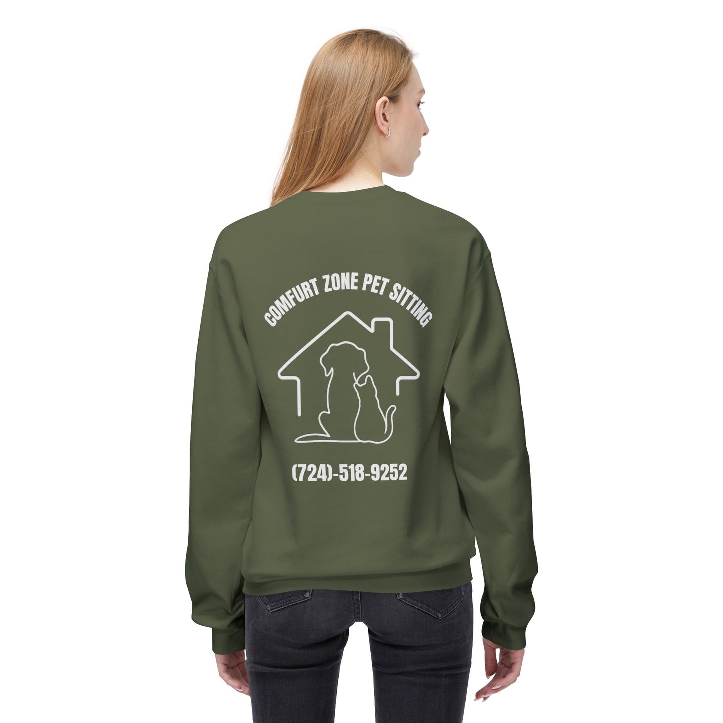 Pet Lover's Crewneck Sweatshirt - 'Tell Your Cats I Said Hi'