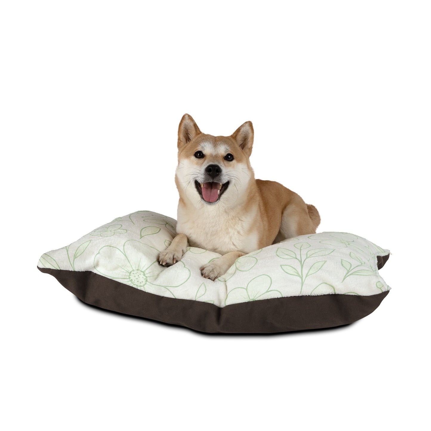 Cozy Floral Pet Bed for Stylish Pups - Soft and Comfortable