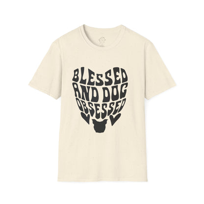 Blessed and Dog Obsessed Unisex T-Shirt - Perfect for Dog Lovers!