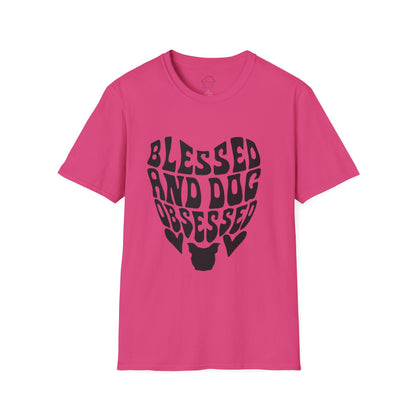 Blessed and Dog Obsessed Unisex T-Shirt - Perfect for Dog Lovers!