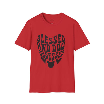 Blessed and Dog Obsessed Unisex T-Shirt - Perfect for Dog Lovers!