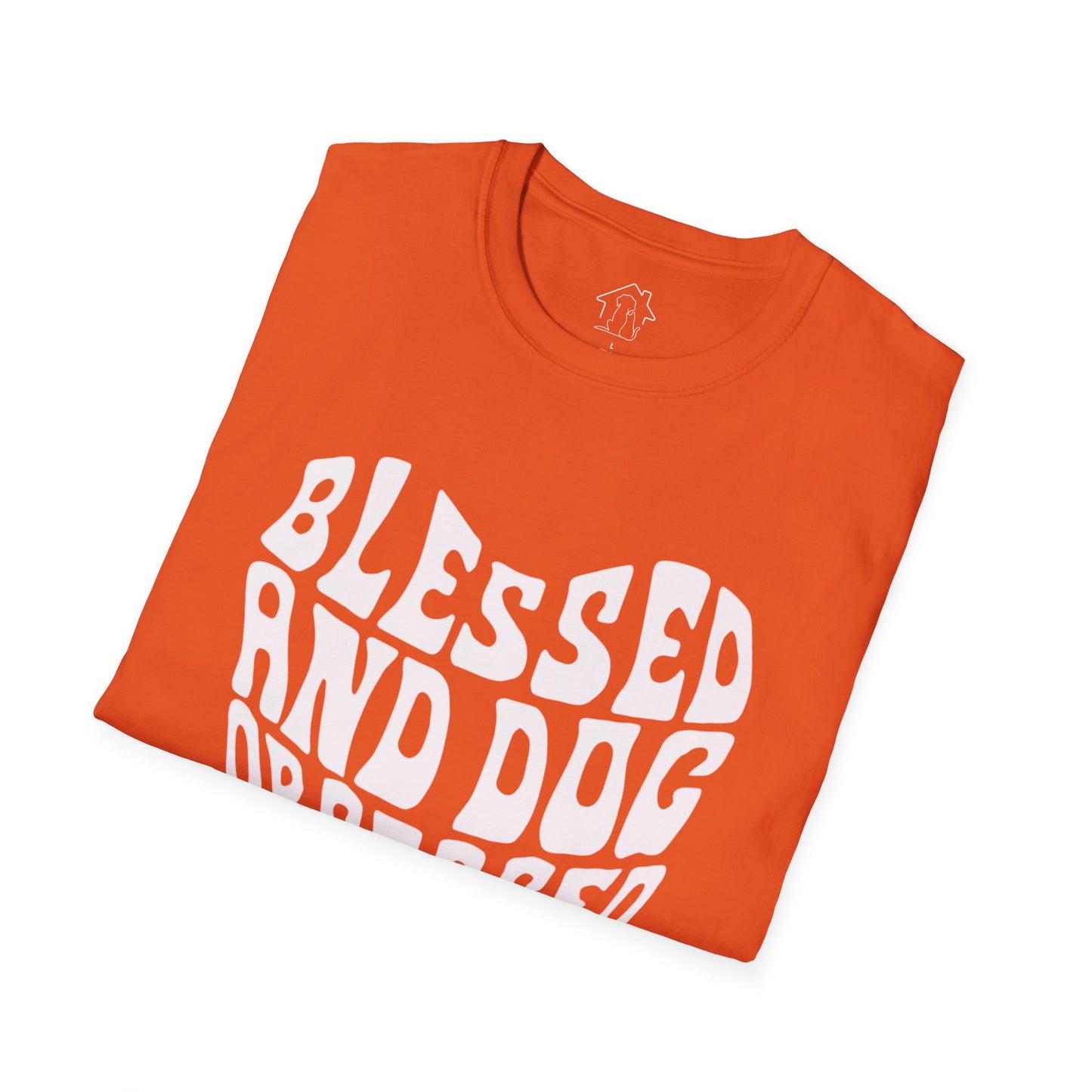 Blessed and Dog Obsessed Unisex Softstyle T-Shirt - Perfect Gift for Dog Lovers
