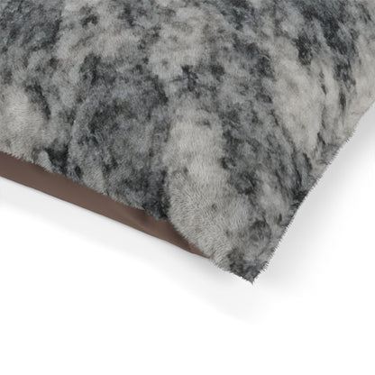 Cozy Marble Pet Bed for Dogs and Cats - Plush Design for Comfort