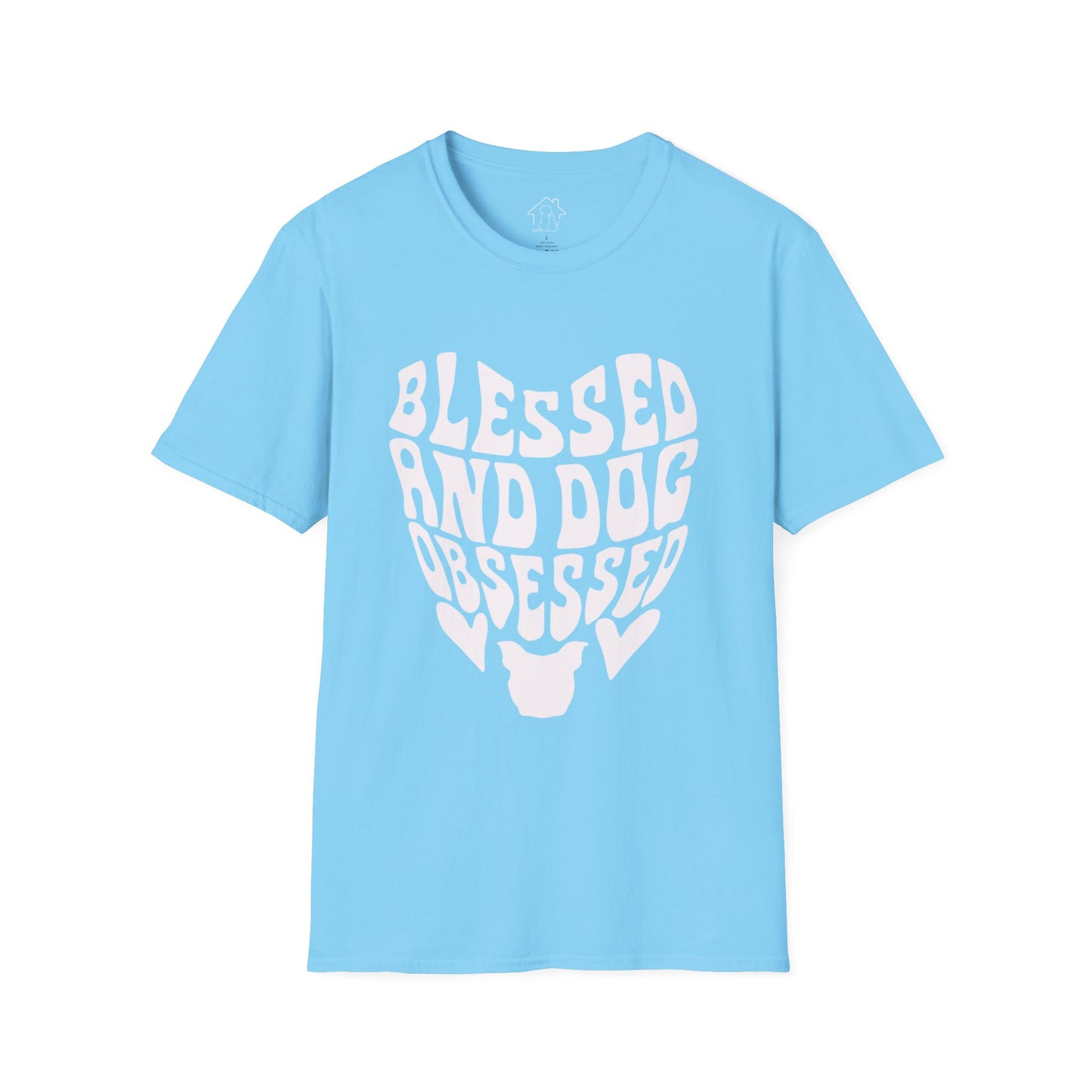 Blessed and Dog Obsessed Unisex Softstyle T-Shirt - Perfect Gift for Dog Lovers