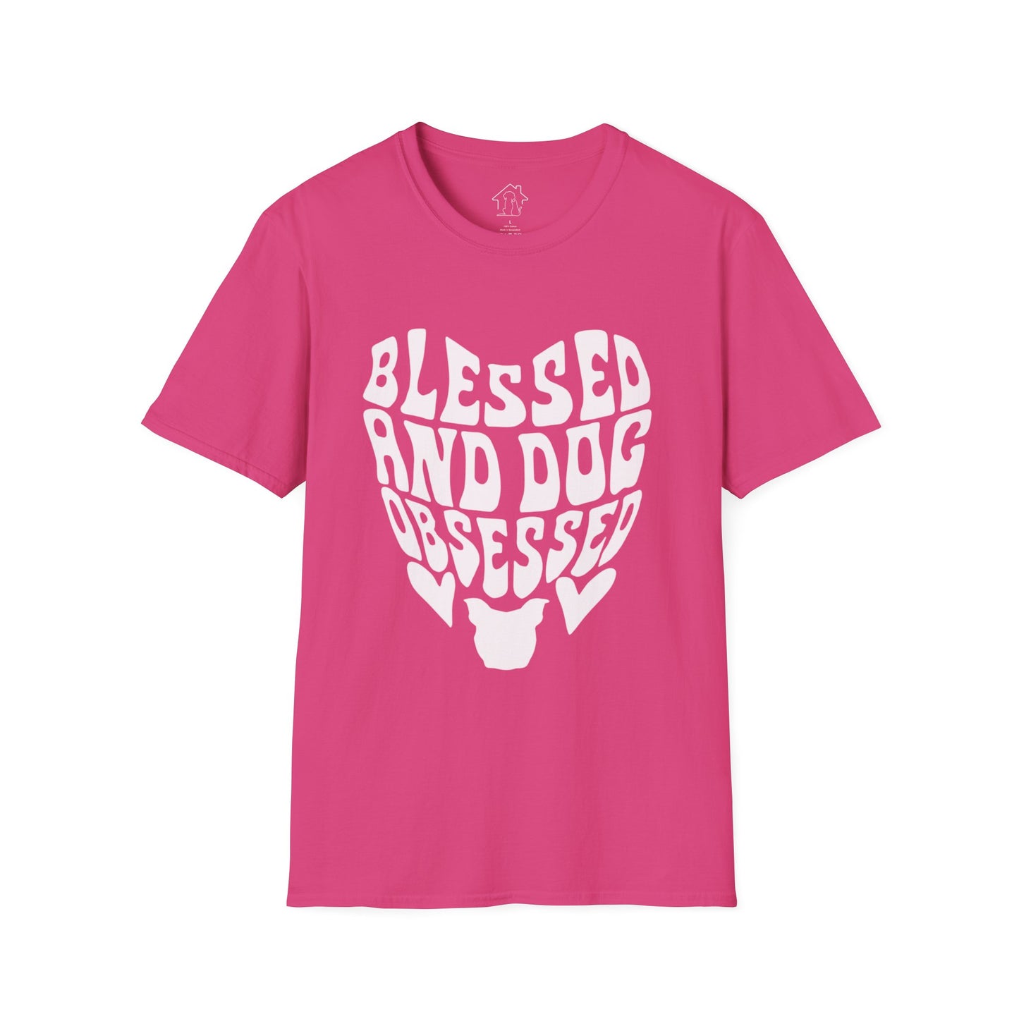 Blessed and Dog Obsessed Unisex Softstyle T-Shirt - Perfect Gift for Dog Lovers