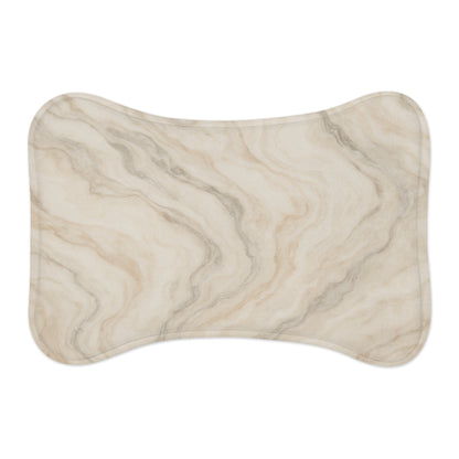 Elegant Marble Pet Feeding Mat - Stylish Dog Bowl Mat for Home Décor