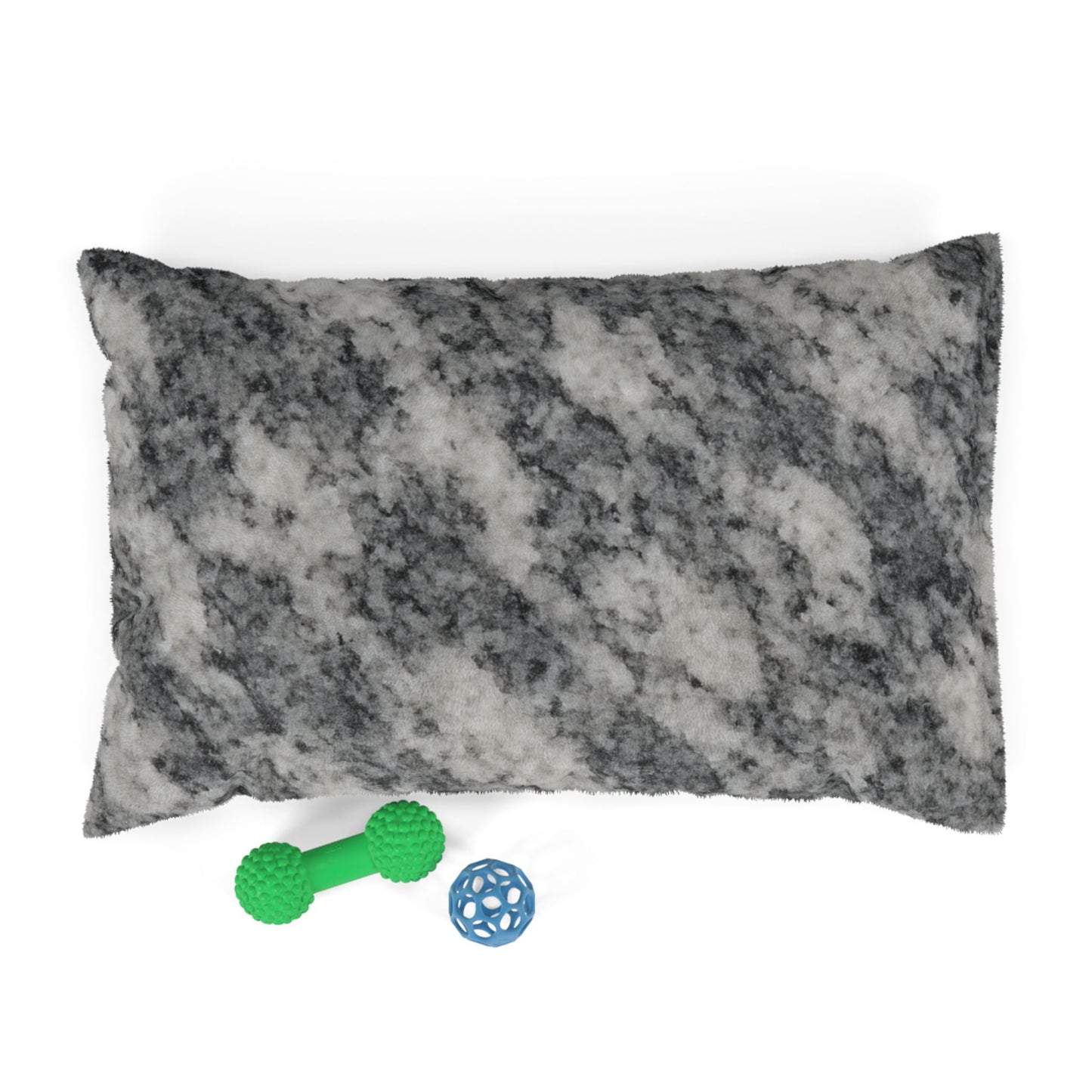 Cozy Marble Pet Bed for Dogs and Cats - Plush Design for Comfort