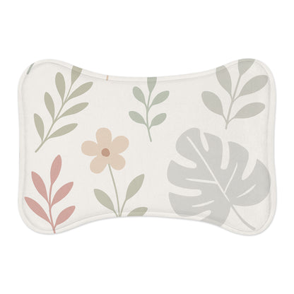 Floral Pet Feeding Mat - Stylish Design for Dogs and Cats