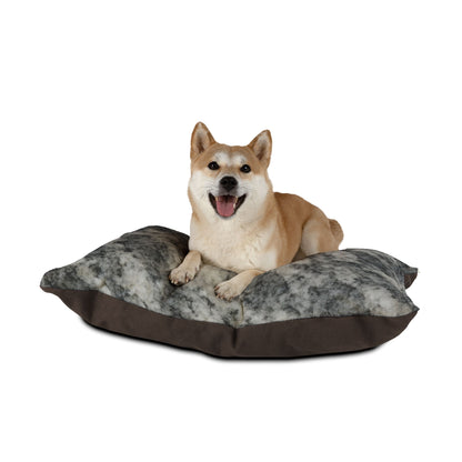 Cozy Marble Pet Bed for Dogs and Cats - Plush Design for Comfort