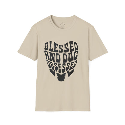 Blessed and Dog Obsessed Unisex T-Shirt - Perfect for Dog Lovers!