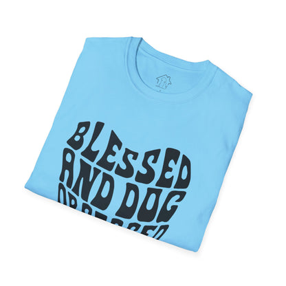 Blessed and Dog Obsessed Unisex T-Shirt - Perfect for Dog Lovers!