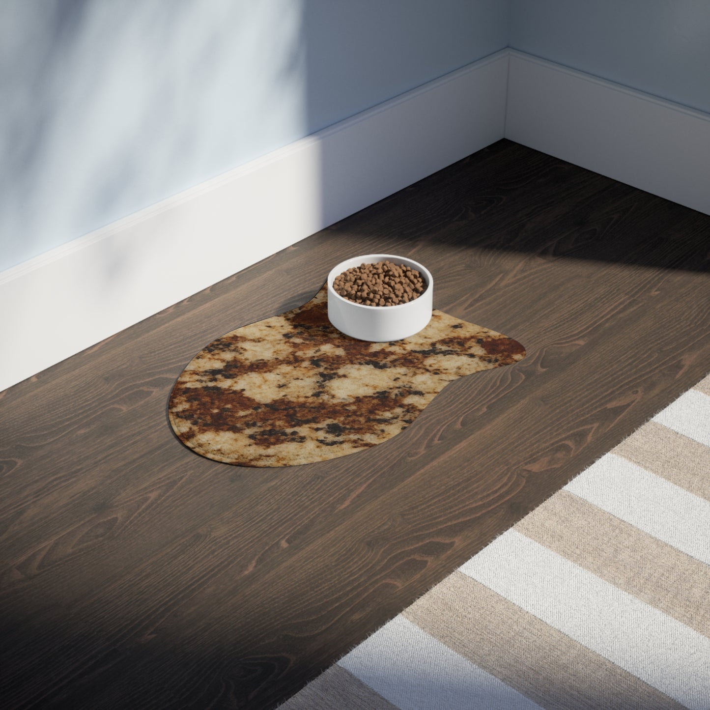 Stylish Pet Feeding Mat - Durable Non-Slip Design, Perfect for Dog and Cat Bowls