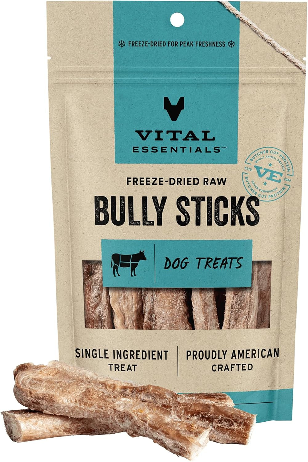 Beef Liver Dog Treats, 2.1 Oz | Freeze-Dried Raw | Single Ingredient | Premium Quality High Protein Training Treats | Grain Free, Gluten Free, Filler Free