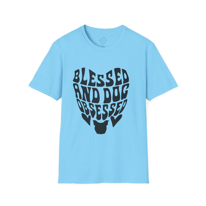 Blessed and Dog Obsessed Unisex T-Shirt - Perfect for Dog Lovers!
