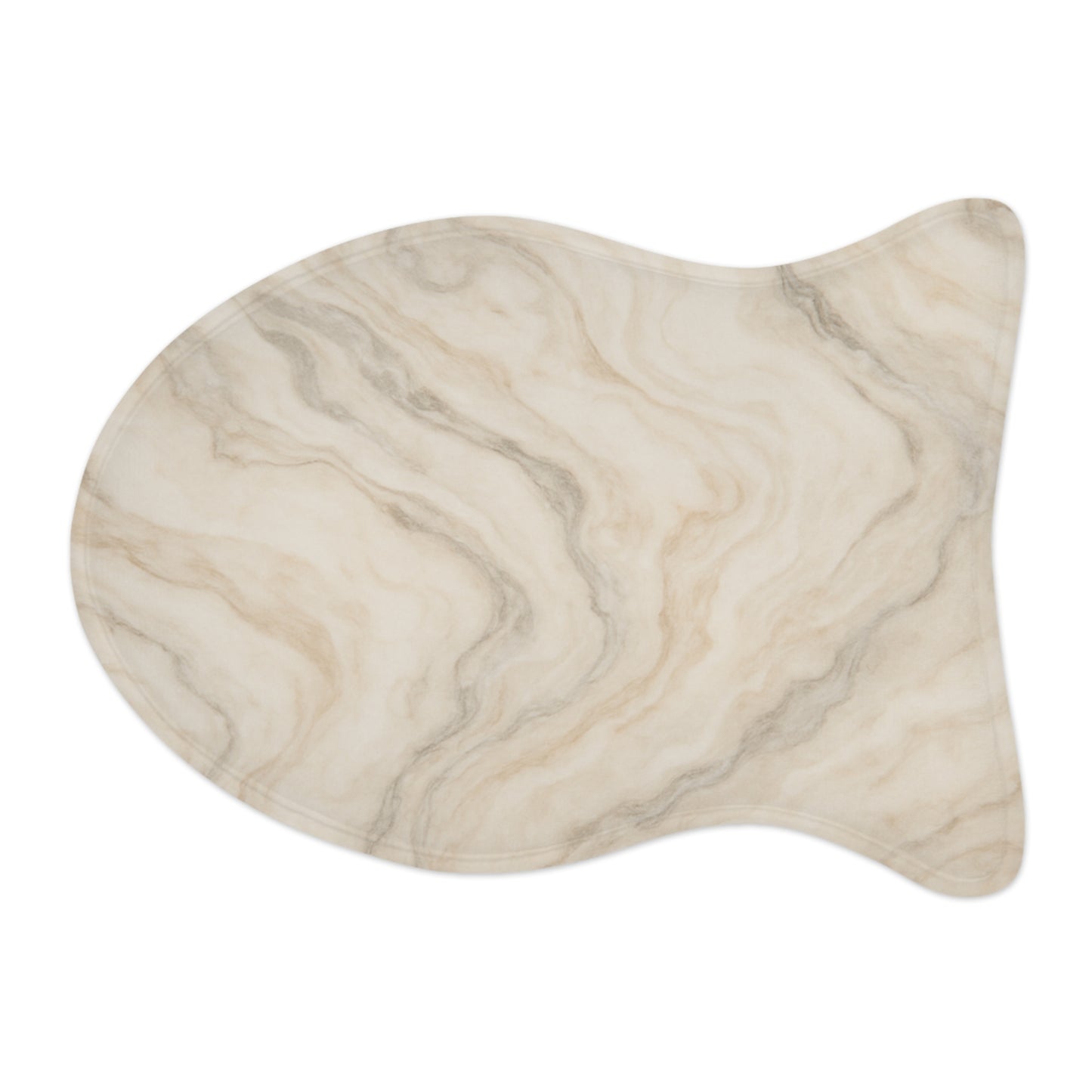Elegant Marble Pet Feeding Mat - Stylish Dog Bowl Mat for Home Décor