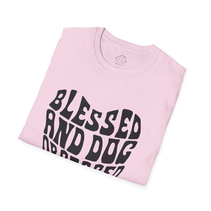 Blessed and Dog Obsessed Unisex T-Shirt - Perfect for Dog Lovers!