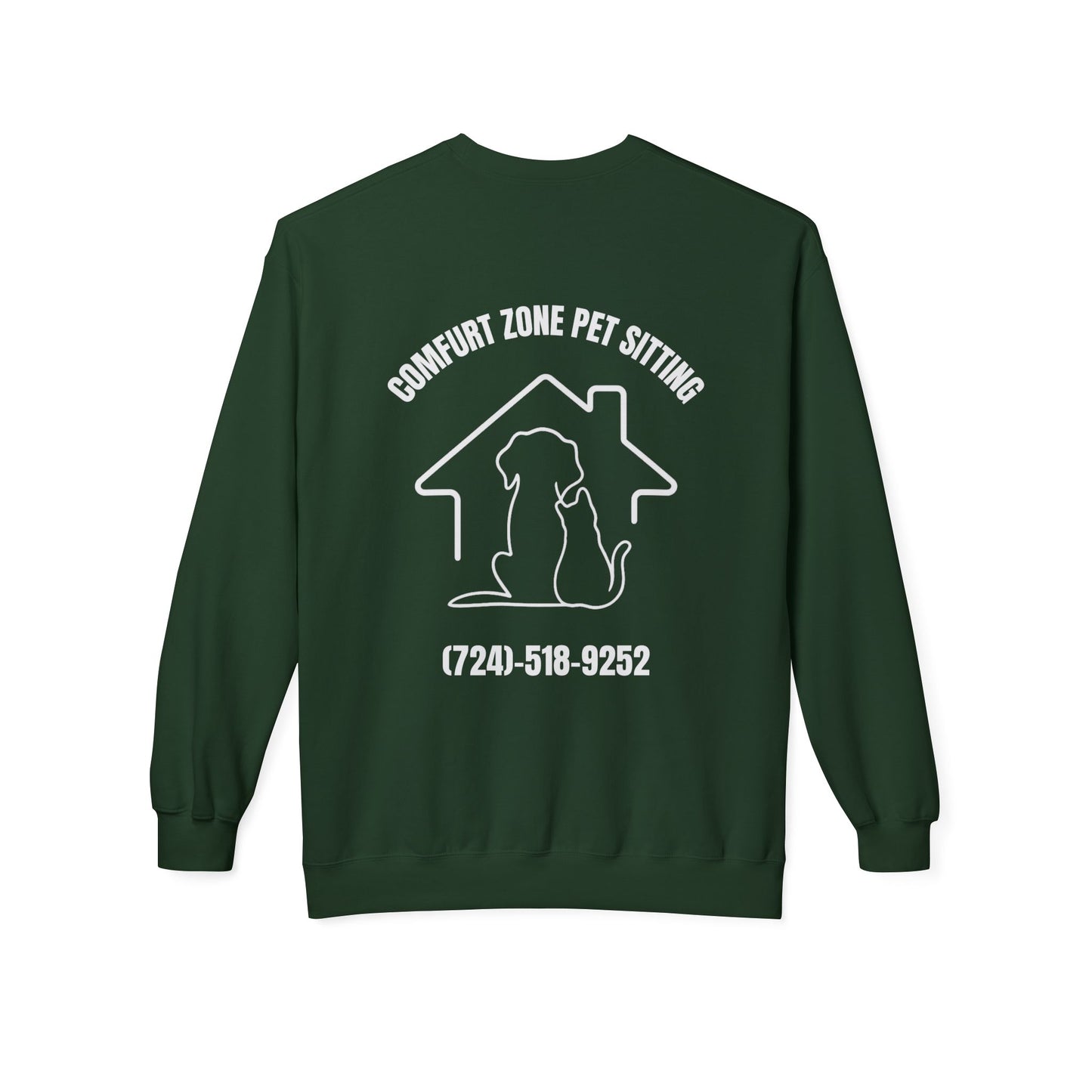 Pet Lover's Fleece Sweatshirt - Tell Your Pets I Said Hi
