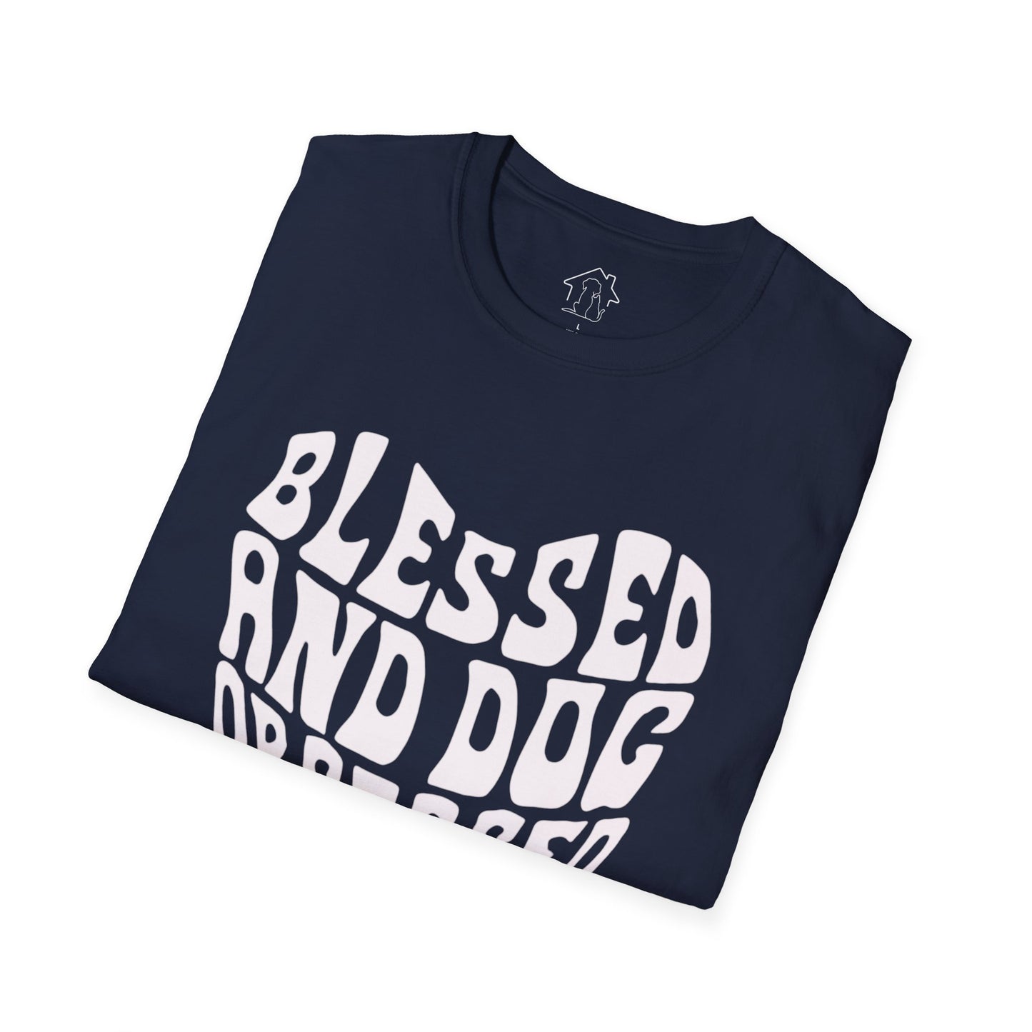 Blessed and Dog Obsessed Unisex Softstyle T-Shirt - Perfect Gift for Dog Lovers