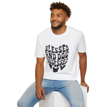 Blessed and Dog Obsessed Unisex T-Shirt - Perfect for Dog Lovers!