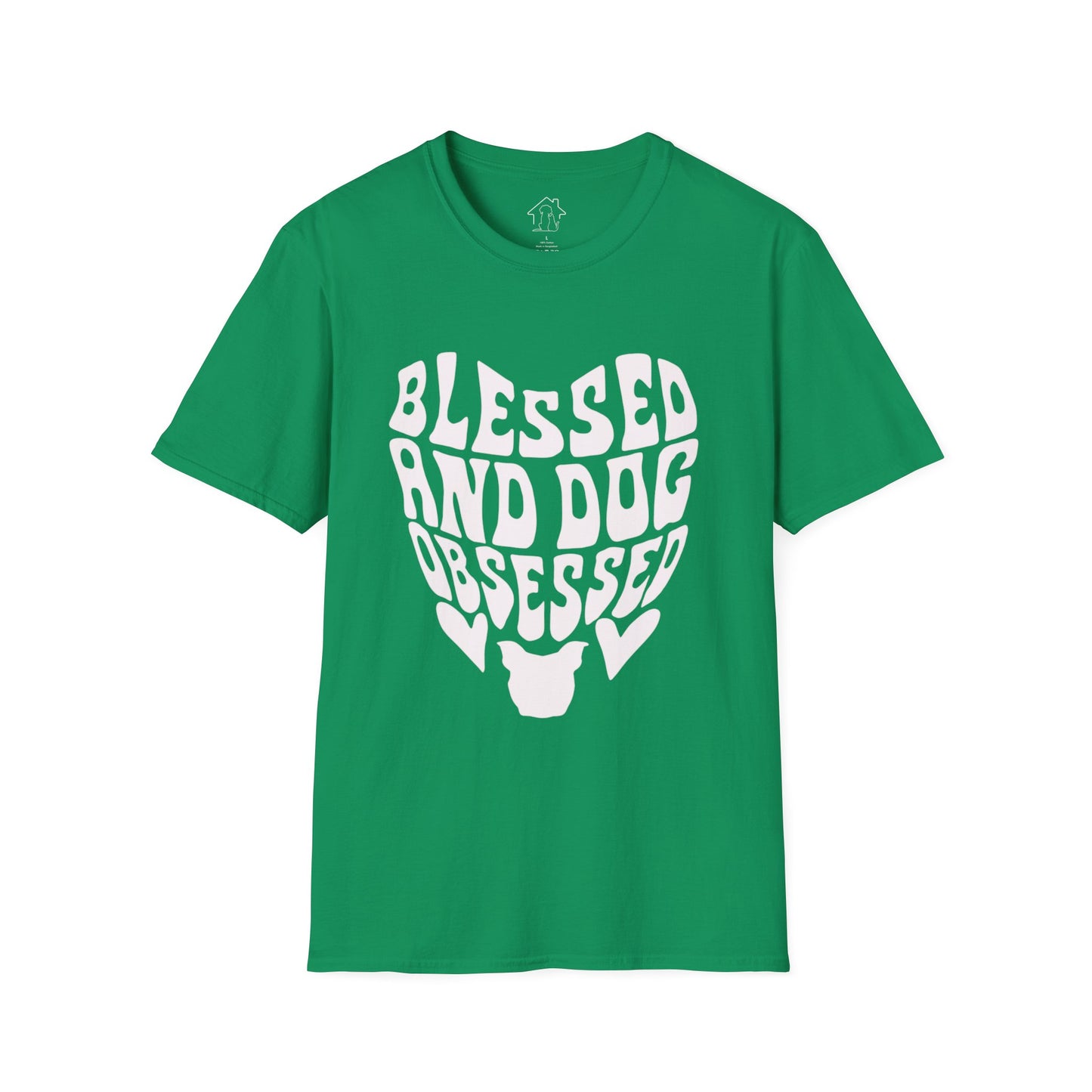 Blessed and Dog Obsessed Unisex Softstyle T-Shirt - Perfect Gift for Dog Lovers