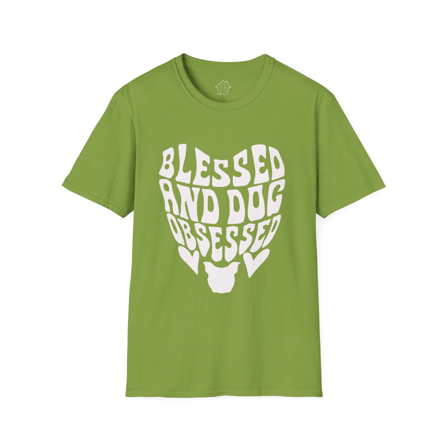 Blessed and Dog Obsessed Unisex Softstyle T-Shirt - Perfect Gift for Dog Lovers