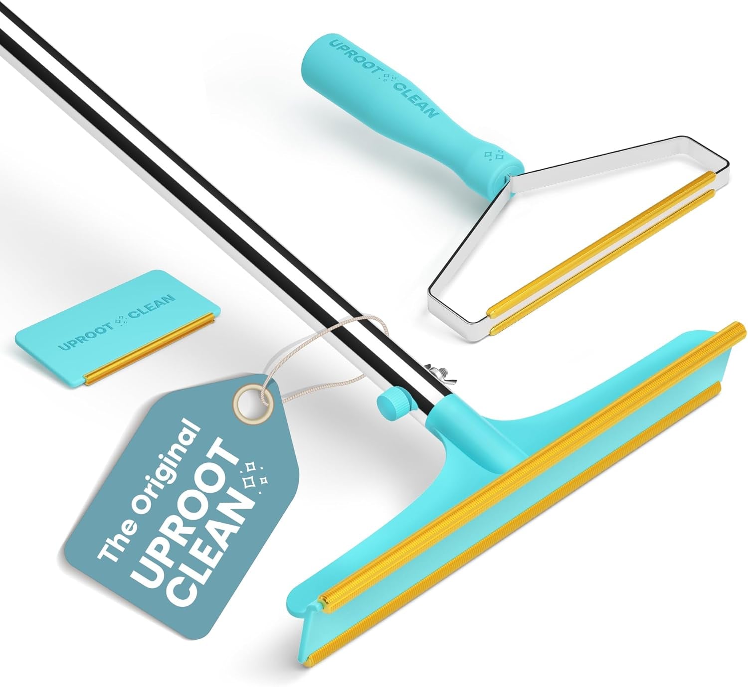 er Pro Pet Hair Remover Bundle - Including Xtra Carpet Rake for Pet Hair Removal Tool - Scrape Easy the Cat & Dog Fur from Your Carpet, Rugs, Cat Bed, Car Trunk & More