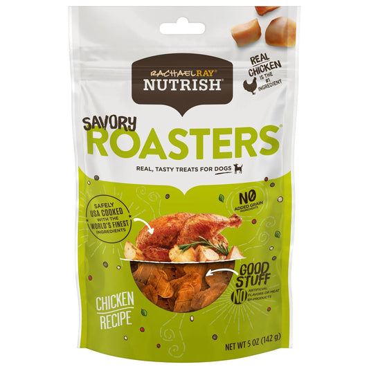 Rachael Ray  Savory Roasters Chicken Recipe Dog Treats, 5 Oz. Pouch (4 Pouch)