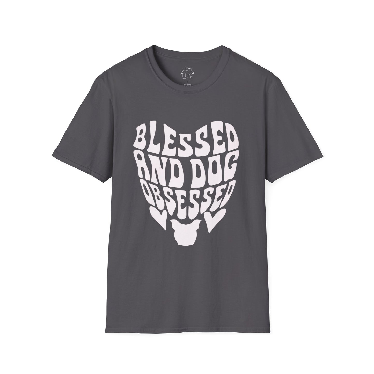 Blessed and Dog Obsessed Unisex Softstyle T-Shirt - Perfect Gift for Dog Lovers