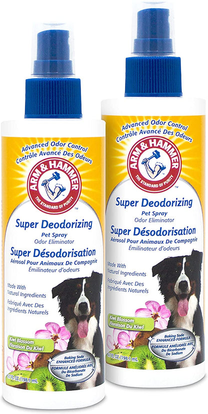 for Pets Super Deodorizing Spray for Dogs | Best Odor Eliminating Spray for All Dogs & Puppies | Fresh Kiwi Blossom Scent That Smells Great, 6.7 Ounces-1 Pack (FF9367)