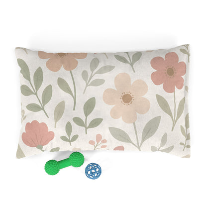 Floral Pet Bed - Cozy and Stylish Dog/Cat Bed with Flower Design