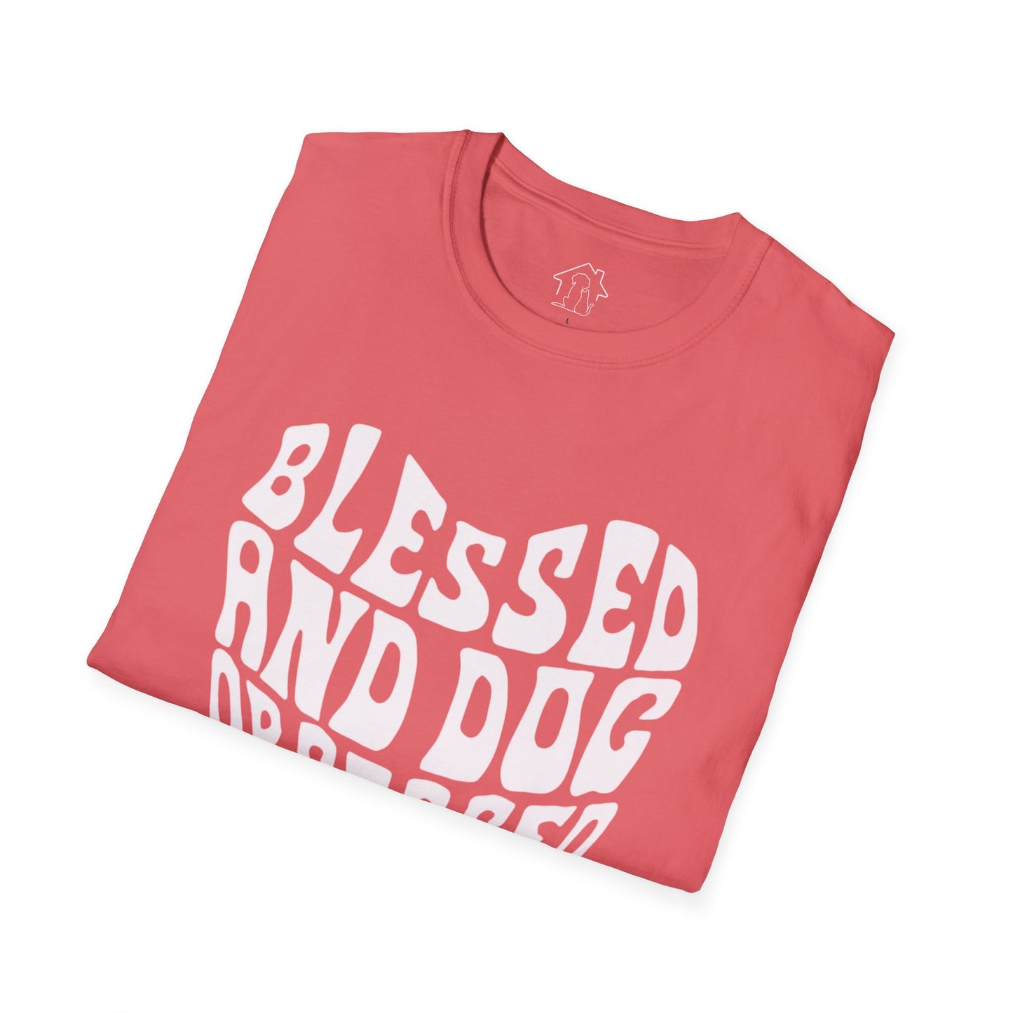 Blessed and Dog Obsessed Unisex Softstyle T-Shirt - Perfect Gift for Dog Lovers
