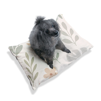 Eco-Friendly Floral Pet Bed for Cozy Comfort