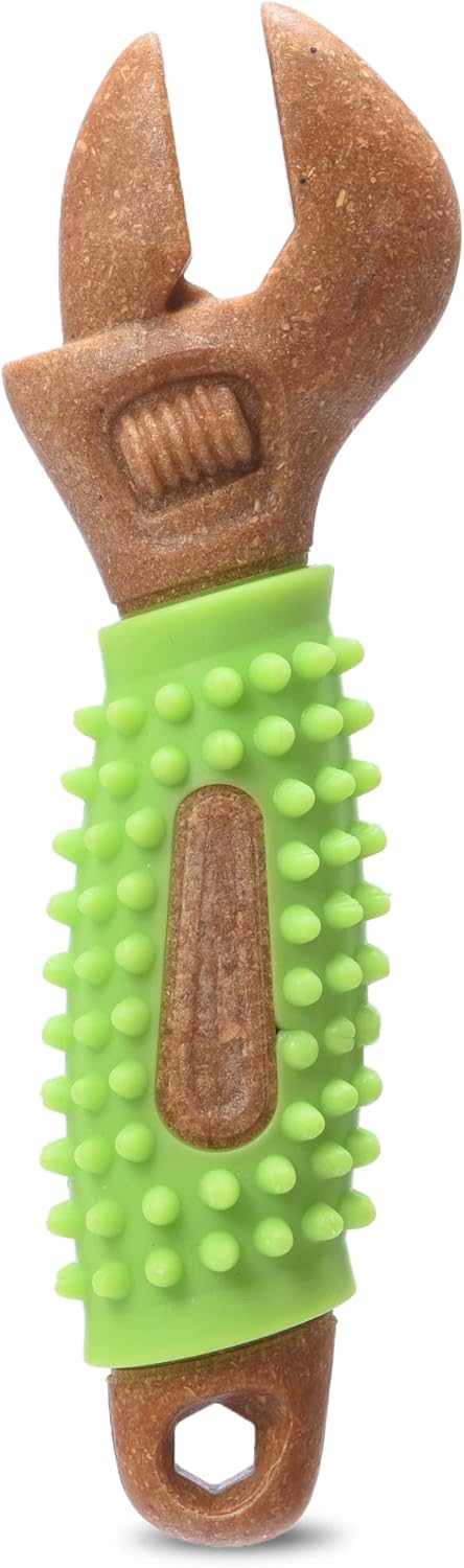 for Pets Chew Tools Collection: Wood Blend Hammer Chew Toy for Dogs | Compressed Wood Dog Chew Toys with Baking Soda, Safer & Durable Alternative to Chewing Sticks