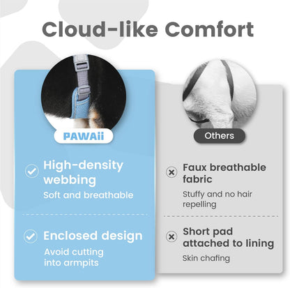 Dog Harness for Small Dogs No Pull, No Pull Dog Harness with Pet ID Tag, No Choke Front Clip Harness Dog, Adjustable Soft Padded Pet Vest with Easy Control Handle