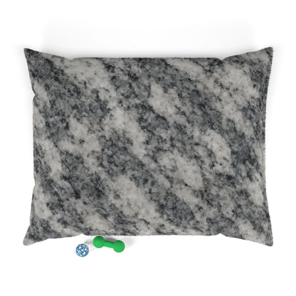 Cozy Marble Pet Bed for Dogs and Cats - Plush Design for Comfort