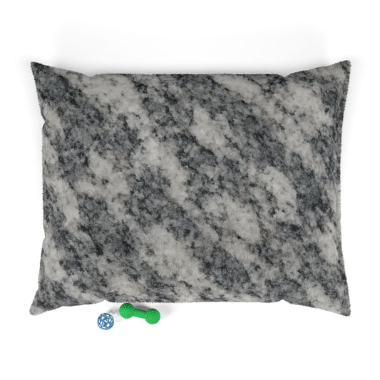 Cozy Marble Pet Bed for Dogs and Cats - Plush Design for Comfort