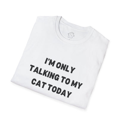 Cat Lover's Unisex T-Shirt, Casual Pet Owner Tee, Fun Birthday Gift for Animal Lovers, Cute Cat Humor Apparel