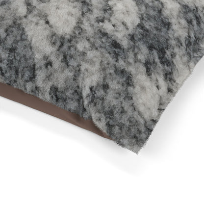 Cozy Marble Pet Bed for Dogs and Cats - Plush Design for Comfort