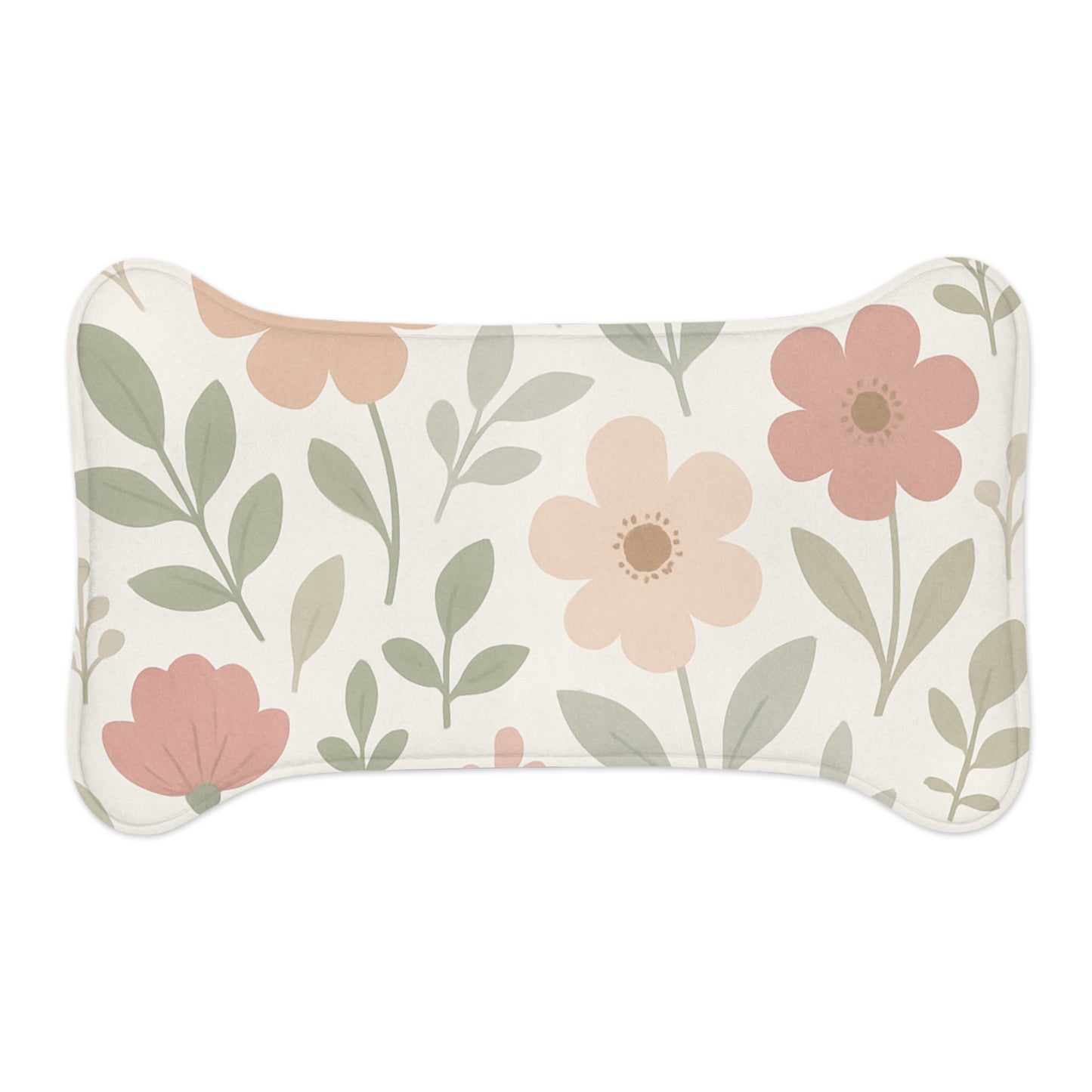 Floral Pet Feeding Mat - Stylish & Functional Dog Food Mat for Pet Lovers