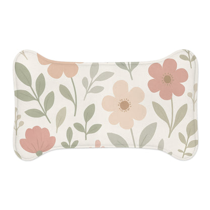 Floral Pet Feeding Mat - Stylish & Functional Dog Food Mat for Pet Lovers